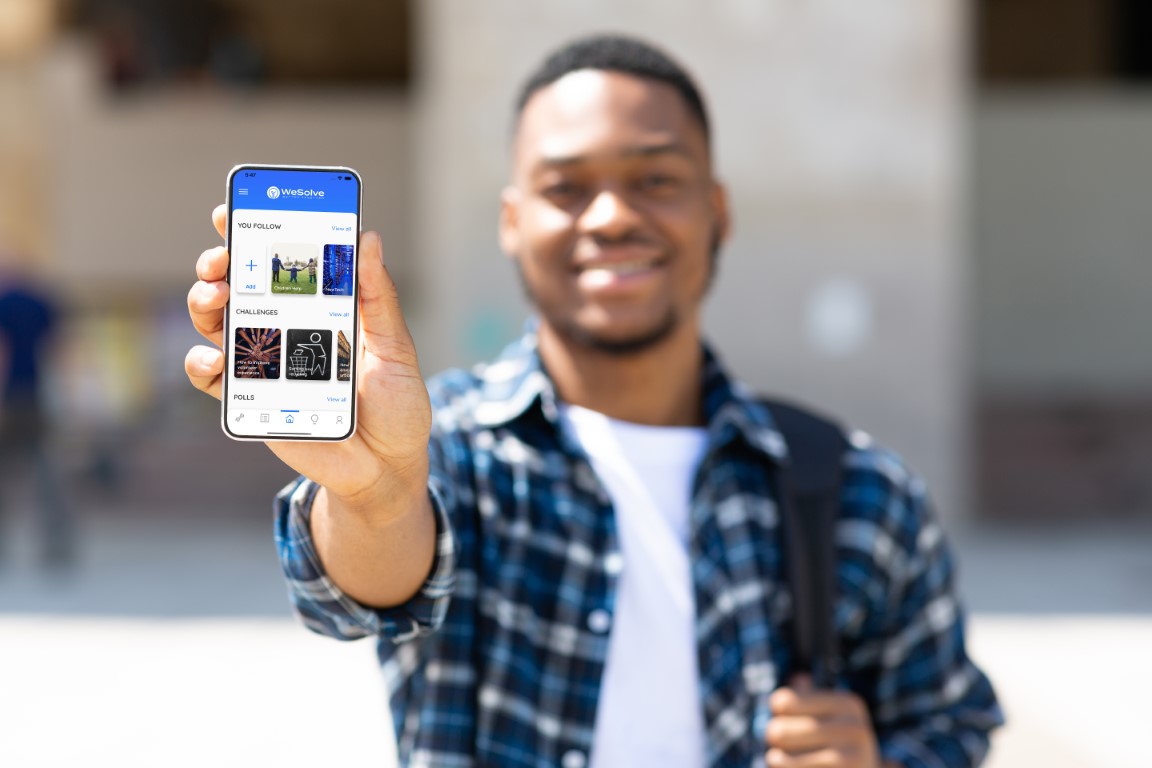 Engagement Tools: WeSolve Mobile App